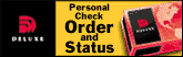 Deluxe Personal Check order and Status